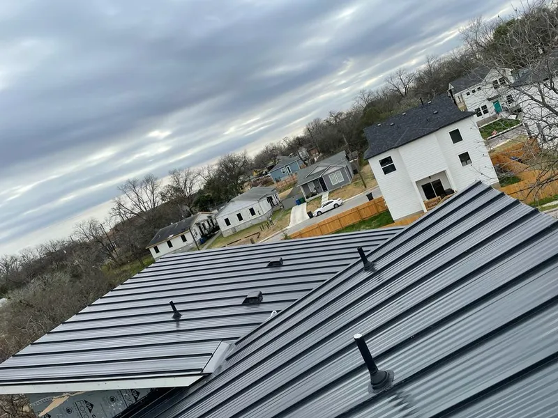 Standing seam metal roof panels with vents for Skylight Repair in Potomac Mills